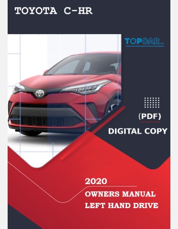 toyota c-hr 2020 owners manual